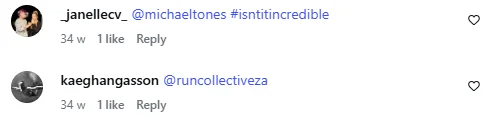 Instagram comments nominating and celebrating people with #isntitincredible