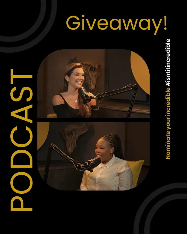 Podcast giveaway explainer
