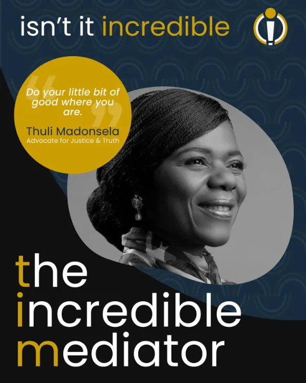 Thuli Madonsela: Do your little bit of good where you are