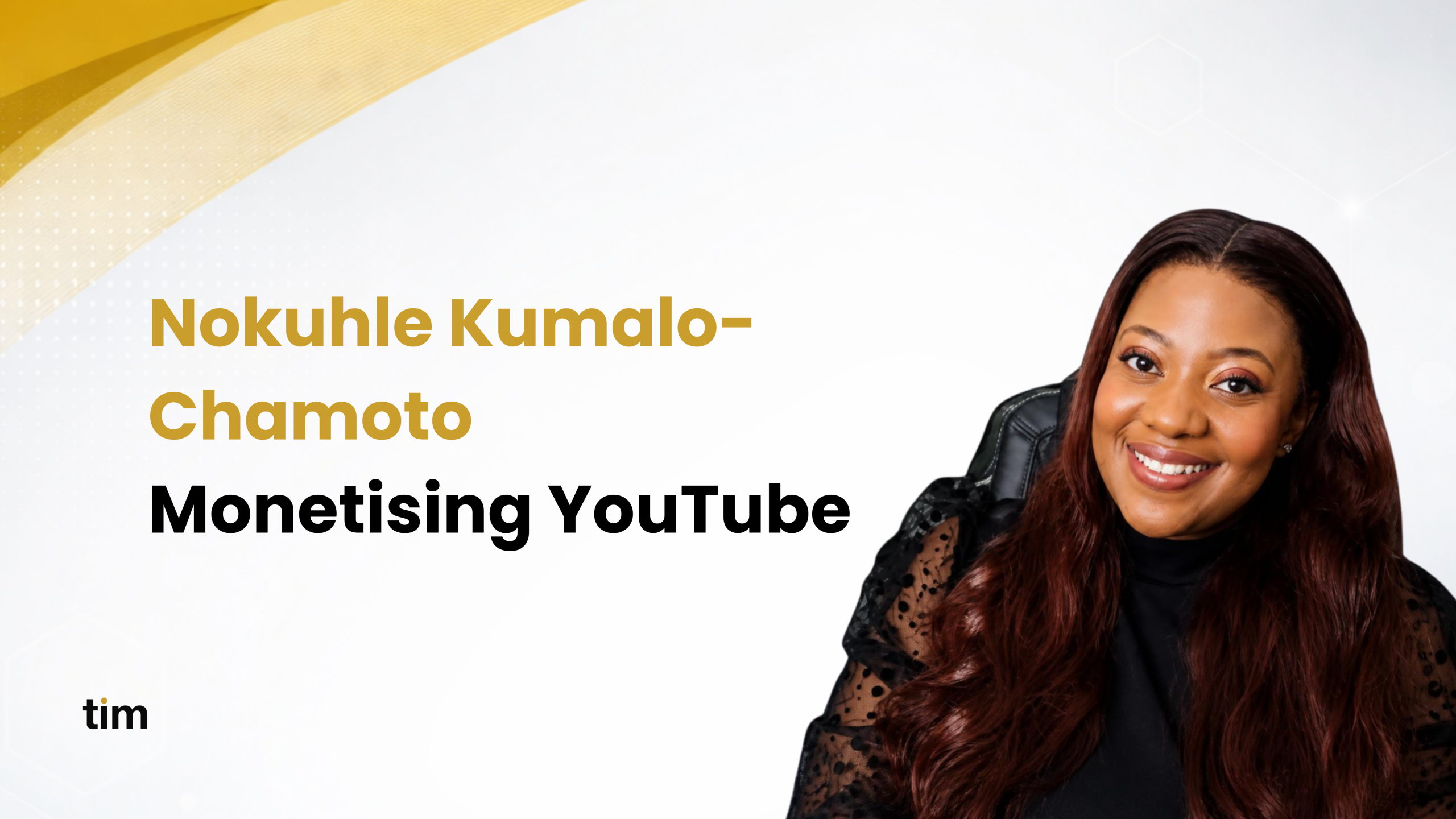 Nokuhle Khumalo Chamoto’s Lessons on Monetising YouTube from Heavy Chef Recipe from Tim Africa's perspective 