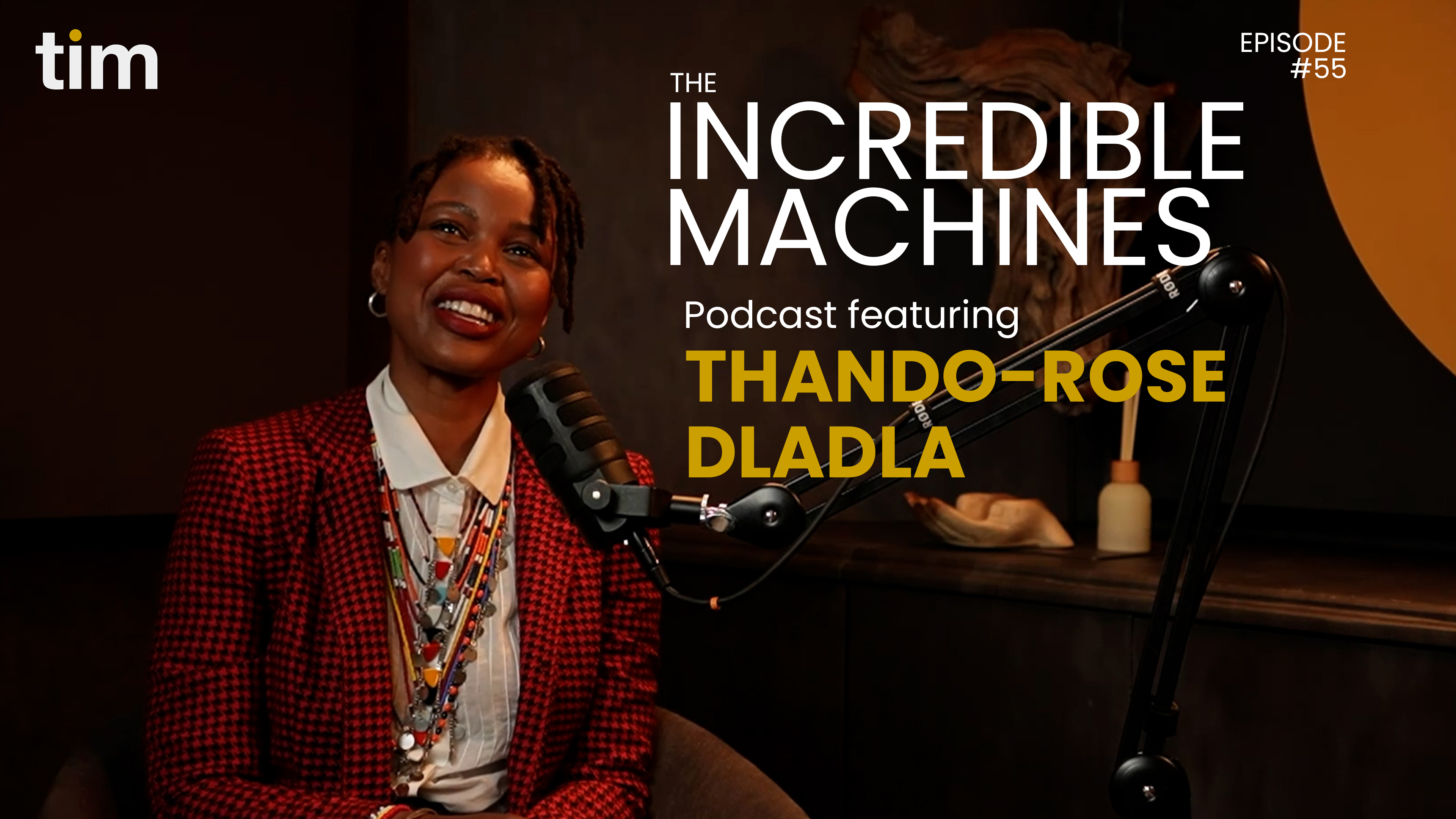 Thando-Rose Dladla, The Funkie Healer, on The Incredible Machines podcast, episode 55.