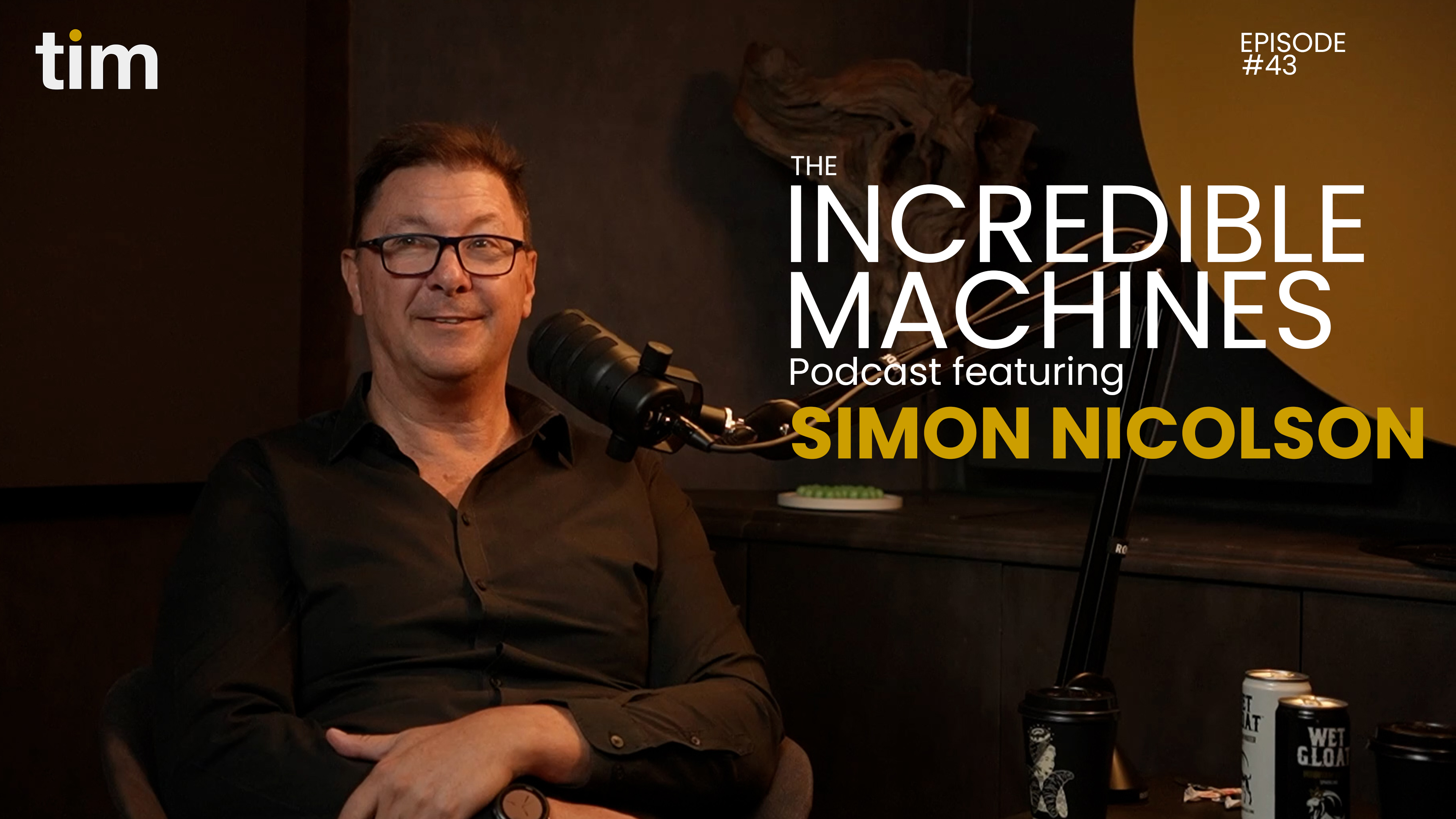 Simon Nicolson on The Incredible Machines Podcast, episode 43, speaking about the launch of Emeris (combining Varsity College, MSA and Vega School)