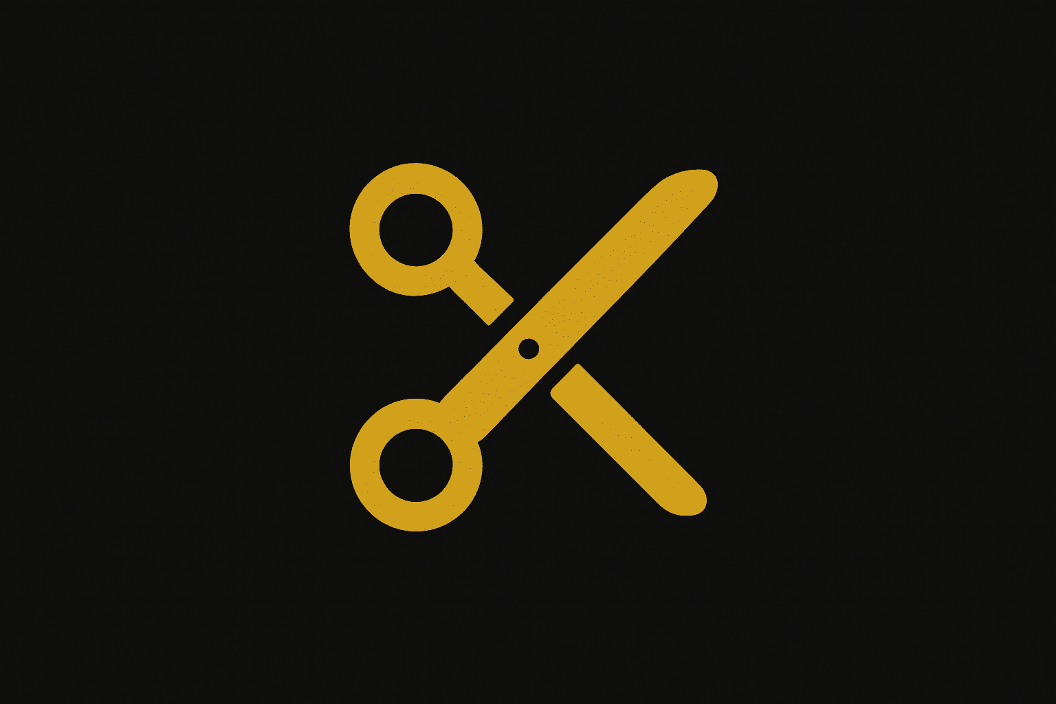 a scissors icon. indicates post production