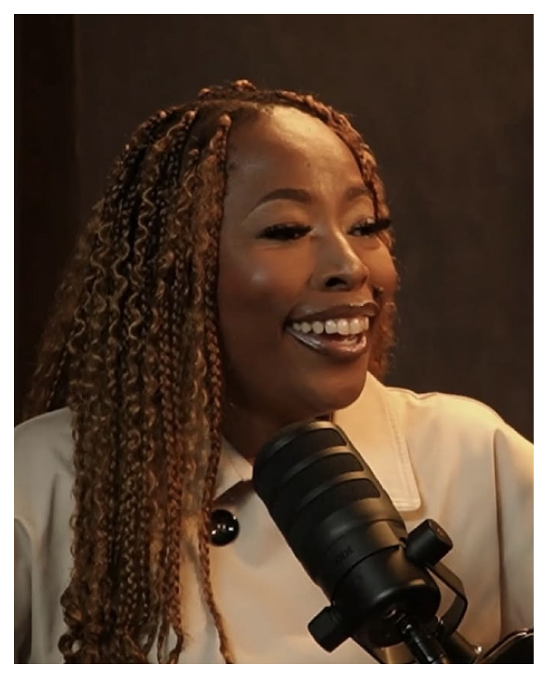 Mpume Zwane Langa smiling during her episode of The Incredible Machines podcast. She speaks on identity, fluid self-branding, and redefining success as a South African woman in business and leadership.