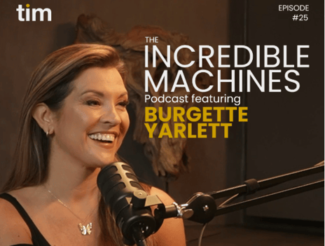 Burgette Yarlett shares her transformation story on The Incredible Machines podcast