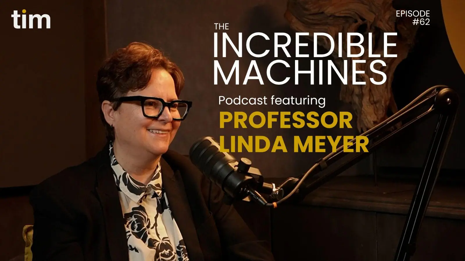 Professor Linda Meyer featuring on The Incredible Machines podcast for episode 62